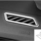 Passend für VW T-Roc TDI TFSI Rline Edelstahl Lüftungs Rahmen Blende Abdeckung