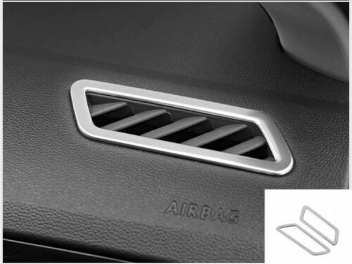 Passend für VW T-Roc TDI TFSI Rline Edelstahl Lüftungs Rahmen Blende Abdeckung