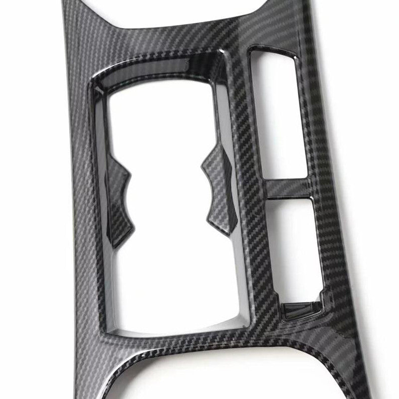 Passend für VW T-Roc Carbon Cover Blenden für Mittelkonsole Becherhalter