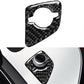 Passend für Audi Q7 SQ7 2016-19 Regler Drehregler Blenden Abdeckung Carbon