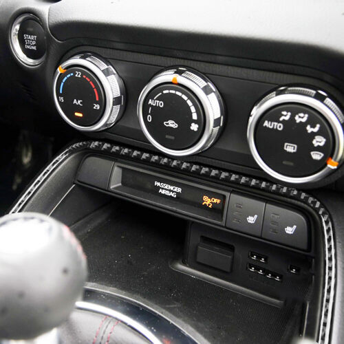 Passend für Mazda MX-5 2016-2020 Mittelkonsole Blenden Abdeckung Carbon