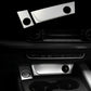 Passend für 2 Teile Edelstahl Passend Für Audi A4 B9 A5 F53 Mittelkonsole Blende Rahmen