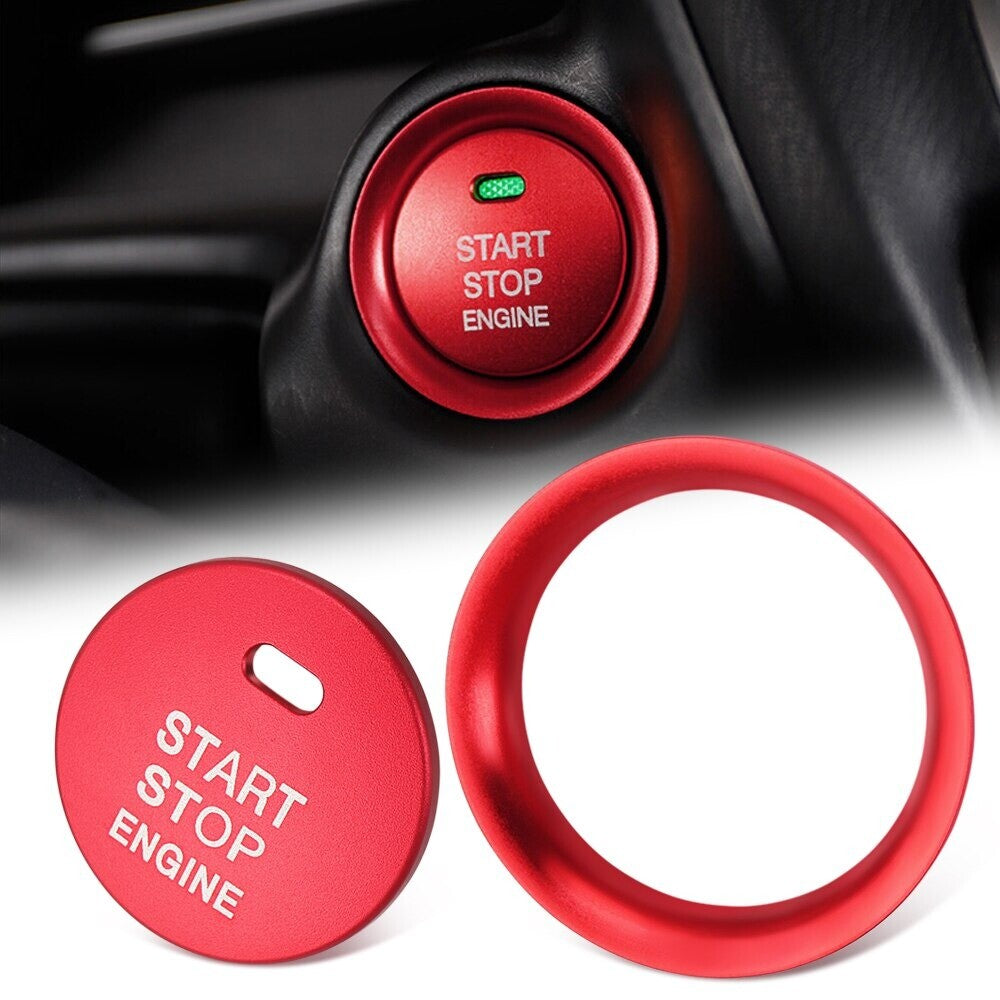 Passend für Mazda CX4 CX5 Start Stop Sticker Aluminium Blende Rahmen Accessoire