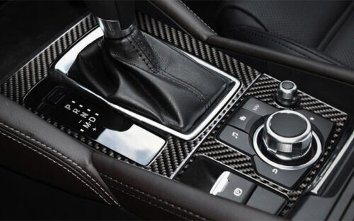 Passend für Mazda 3 Axela 17-19 Mittelkonsole Blenden Abdeckung Carbon
