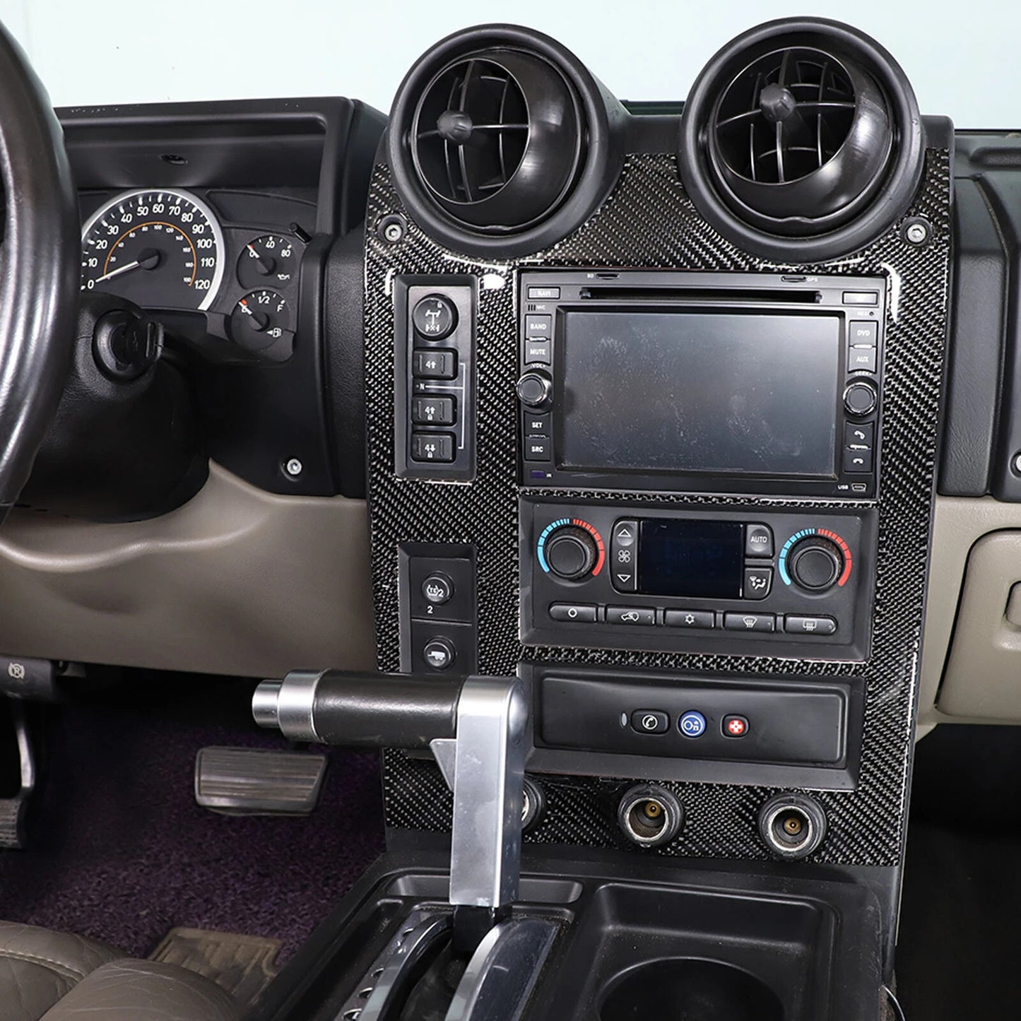 Passend für Hummer H2 2003-2007 Navigation Blende