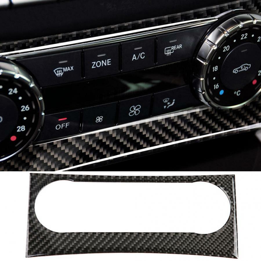 Passend für Mercedes Benz W204 2007 - 2013 Radio Blende Carbon Rahmen Abdeckung