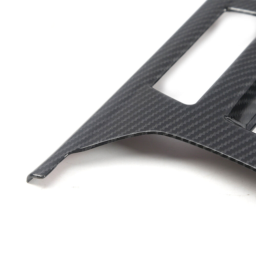 Passend für VW T-Roc Carbon Cover Blenden für Mittelkonsole Becherhalter