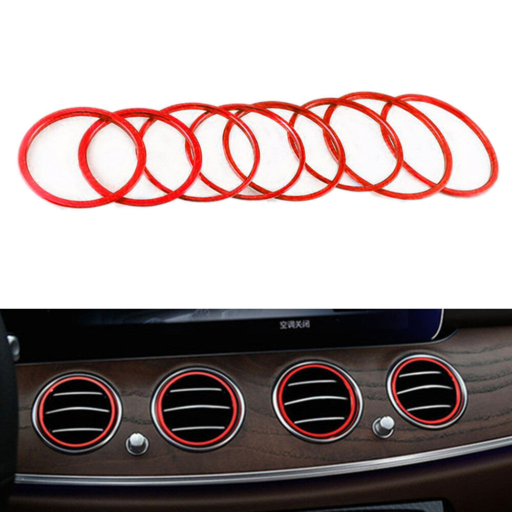 Passend für Mercedes Benz Lüftungs Ringe Luftdüsen Abdeckung E Klasse W 213 AMG