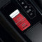 Passend für Audi A6 C7 2012-2018 Handbremse Edelstahl Blende Zierblende Rot