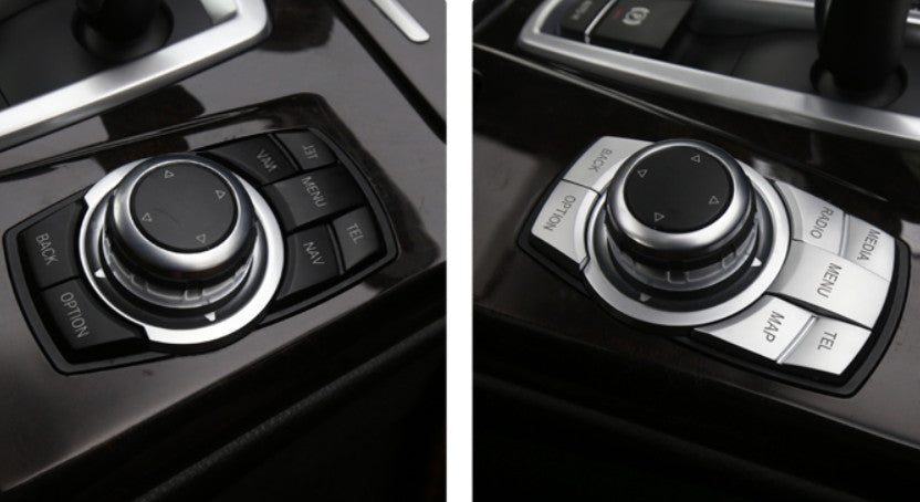 Passend für BMW 2 3 4 5 6 X5 X6 i3 Z4 Series Multi-Media Tasten Cover Blenden