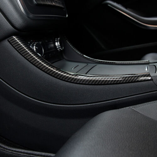 Passend für Mercedes CLA A Mittelkonsole Blenden Abdeckung Carbon