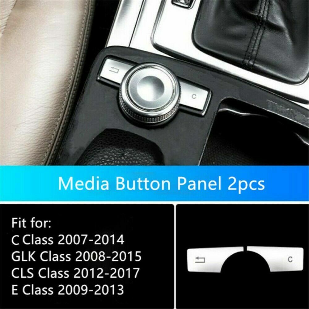 Passend für Mercedes C E GLK CLS Media Blenden Rahmen Zierblende Abdeckung