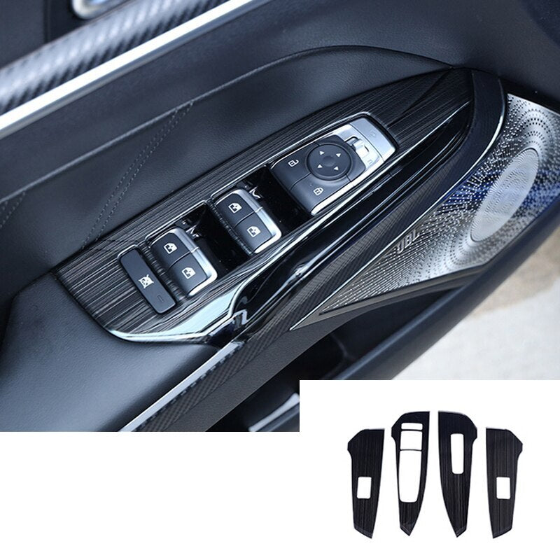 Passend für Kia Optima K5 2020-21 Fensterheber Blenden Abdeckungen Rahmen