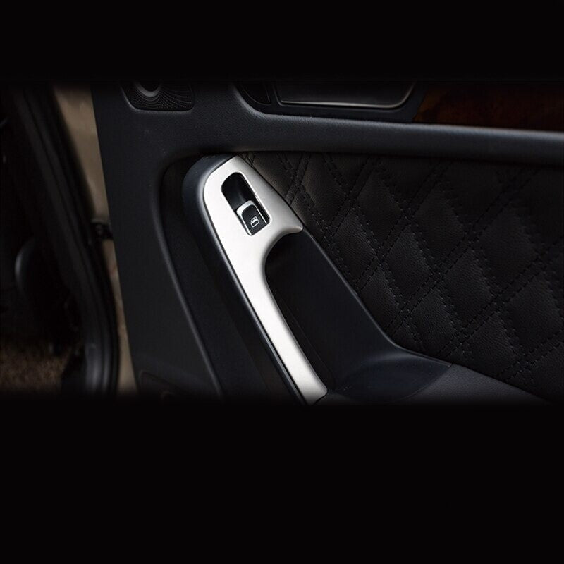 Passend für Audi A4 A5 Fensterheber Rahmen Blenden Edelstahl Zierrahmen