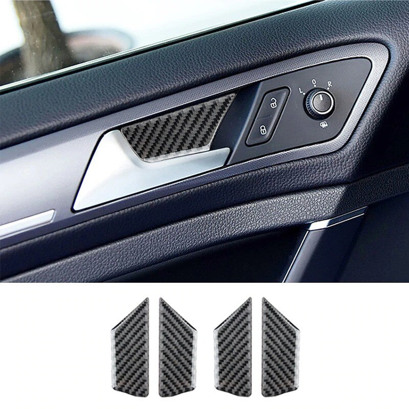 Passend für VW Golf 7 Türgriffe Griff Zierblende Blenden in Carbon