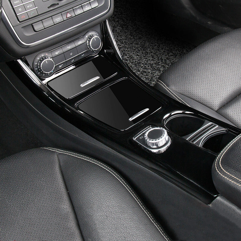 Passend für Mercedes GLA CLA Mittelkonsole Blende Abdeckung Rahmen Schwarz