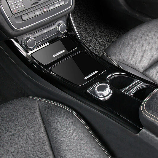 Passend für Mercedes GLA CLA Mittelkonsole Blende Abdeckung Rahmen Schwarz
