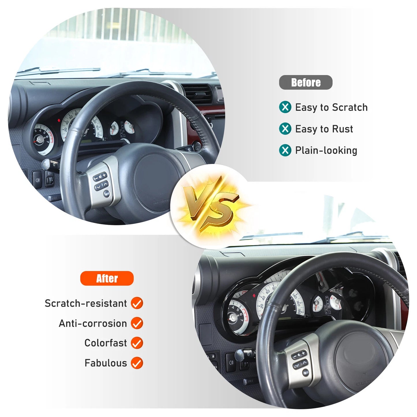 Passend für Toyota Fj Cruiser 2007-2021 Armaturenbrett Blende