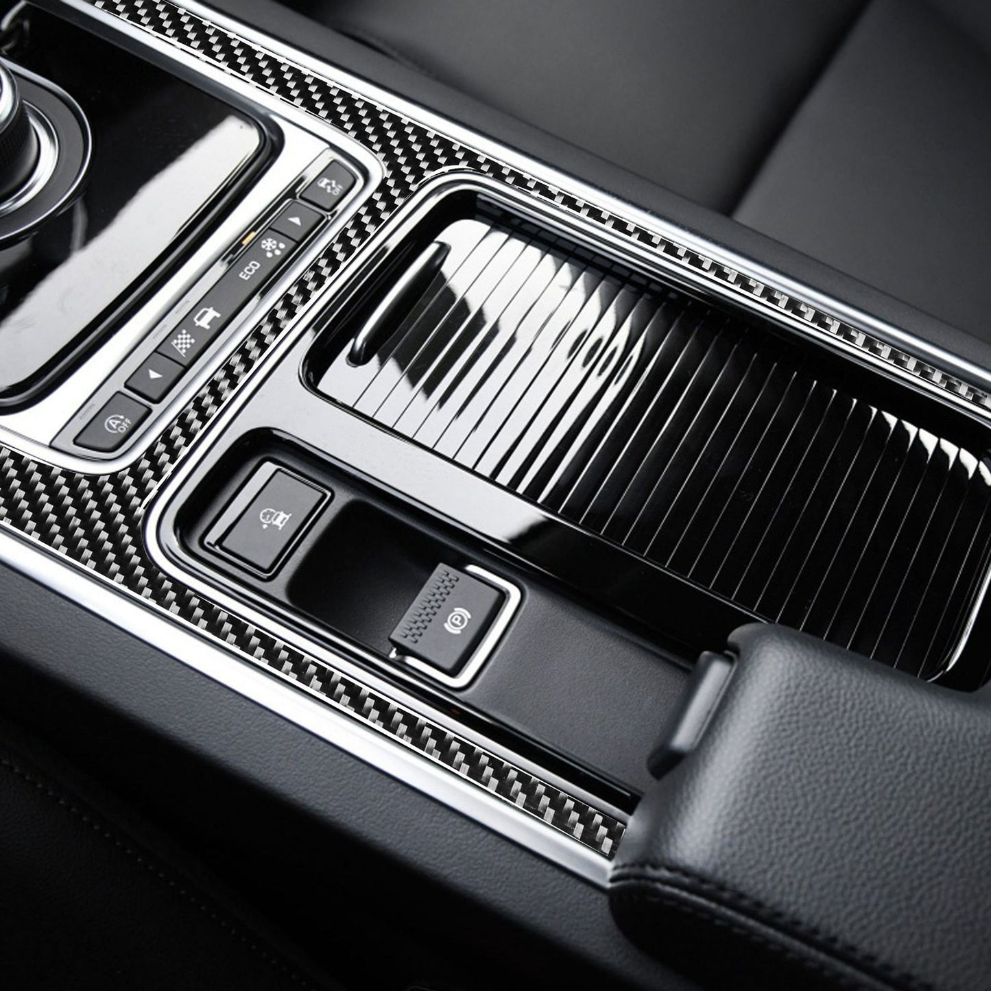 Passend für Jaguar F-Pace X761 Mittelkonsole Blenden Abdeckung Carbon