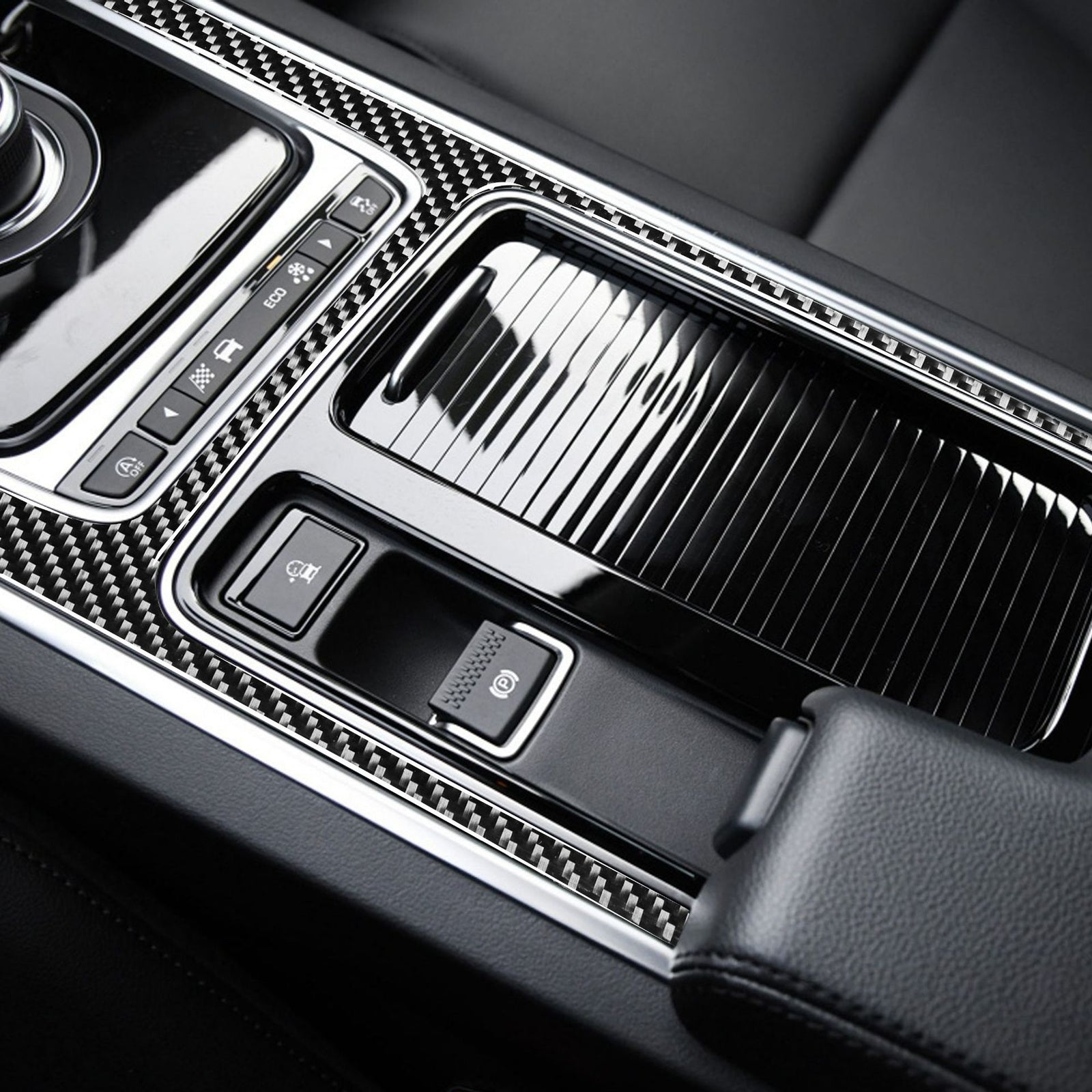 Passend für Jaguar F-Pace X761 Mittelkonsole Blenden Abdeckung Carbon