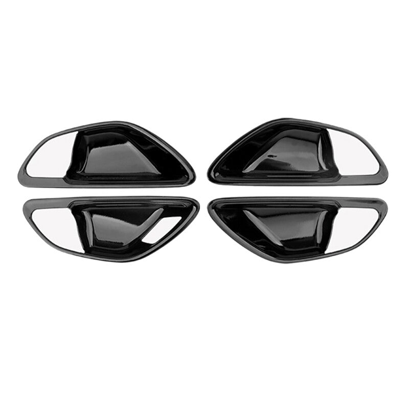 Passend für Mercedes C E GLC Türgriffe Blenden Abdeckung Rahmen Schwarz