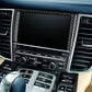 Passend für Porsche Panamera 10-16 Display Rahmen Blenden Abdeckung Carbon