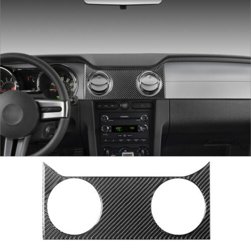 Passend für Ford Mustang 05-09 Mittelkonsole Lüftung Blenden Abdeckung Carbon