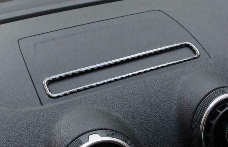 Passend für Navigation Rahmen Cockpit Zier Blende aus Carbon Flex Passend Für Audi A3