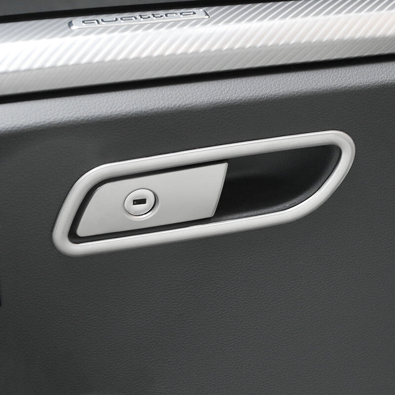 Passend für Audi Q5 Handschuhfach Blenden Abdeckung Rahmen Silber