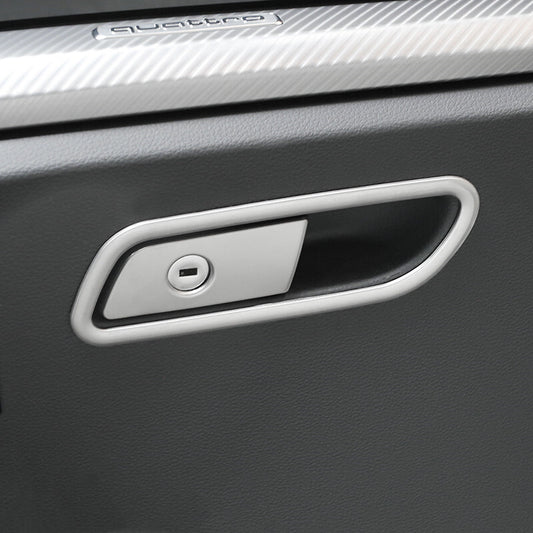 Passend für Audi Q5 Handschuhfach Blenden Abdeckung Rahmen Silber