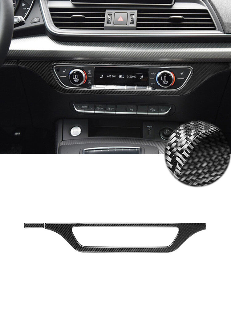 Passend für Audi Q5 Radio Blenden Abdeckung Rahmen Carbon