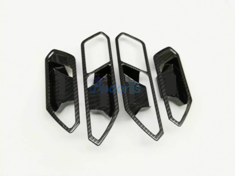 Passend für VW Tiguan 2016 2017 2018 Fensterheber Blende Carbon Schutz Armlehne