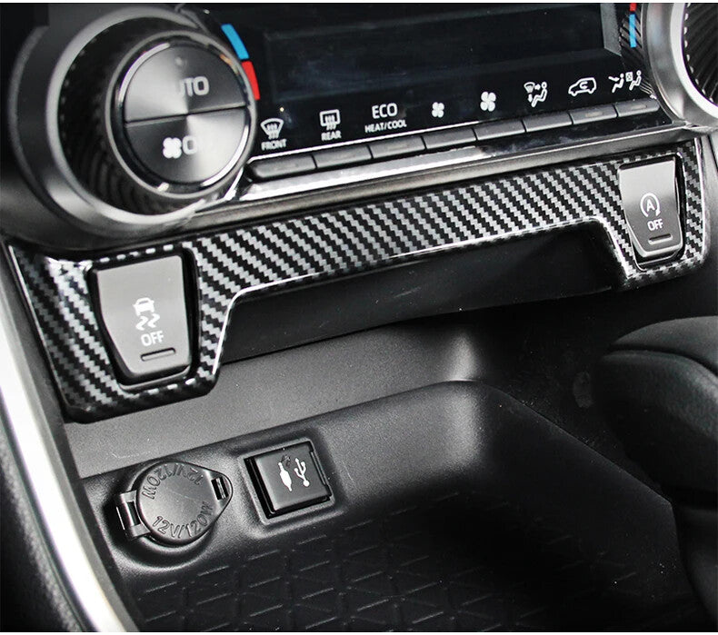 Passend für Toyota RAV4 Mittelkonsole Rahmen Blende Carbon Abdeckung
