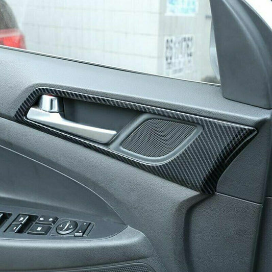 Passend für Hyundai Tucson Türgriffblenden Rahmen Blenden in Carbon Optik