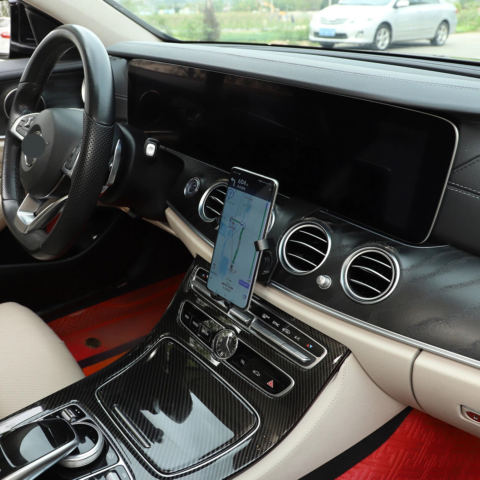 Passend für Mercedes W213/C257 Armaturenbrett Blende