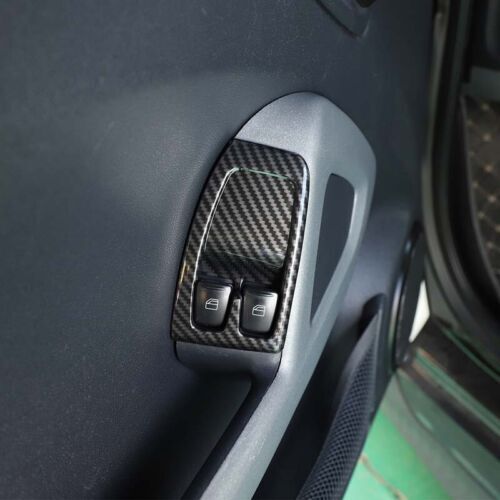 Passend für Smart Fortwo 451 Fensterheber Blenden Abdeckung Carbon