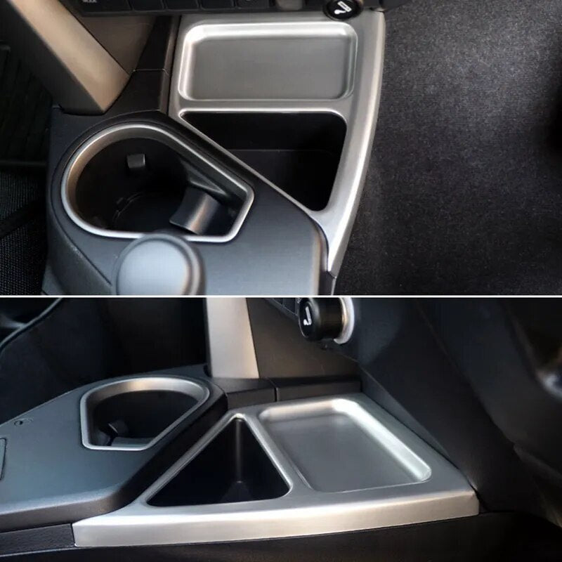 Passend für Toyota RAV4 2016-18 Mittelkonsole Blende Zierblende Abdeckung Silber