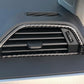 Passend für Audi Q3 Lüftung Rahmen in Carbon Optik Blenden
