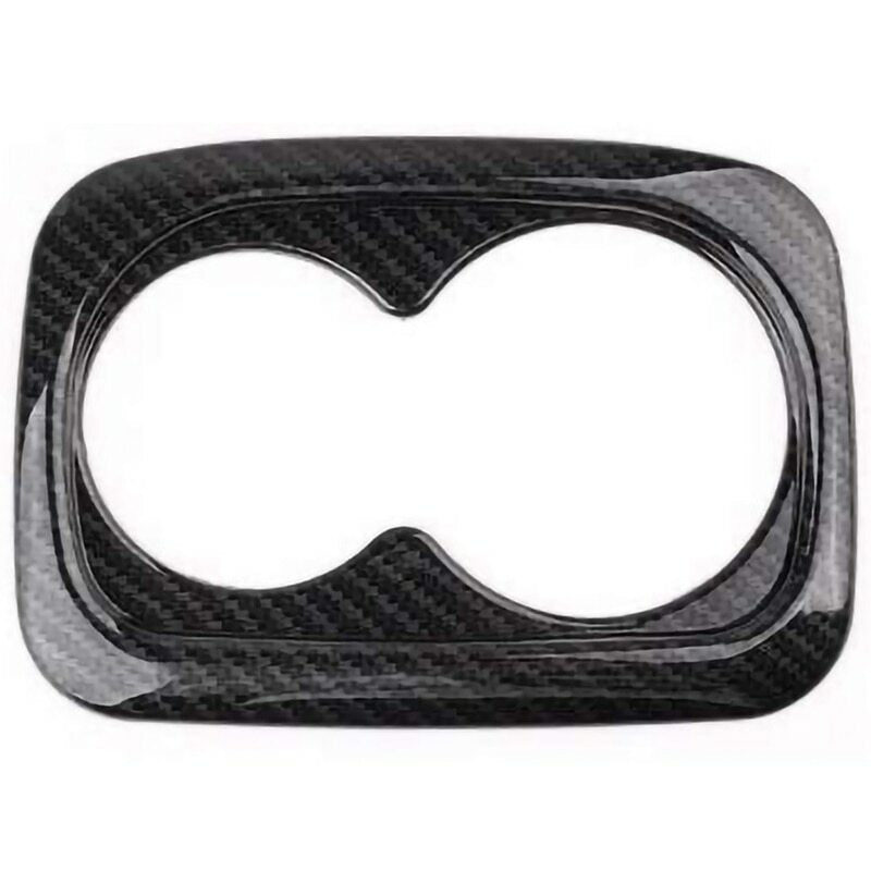Passend für Honda Civic Carbon Becherhalter Blende Rahmen Schutz Armlehne Cover