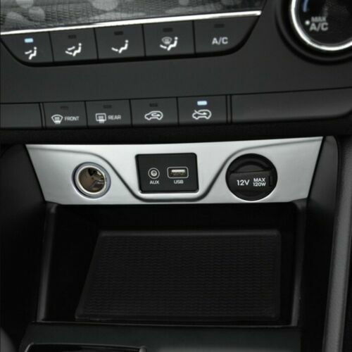 Passend für Hyundai Tucson Zigarettenanzünder Rahmen Abdeckung Silber Chrom Edelstahl