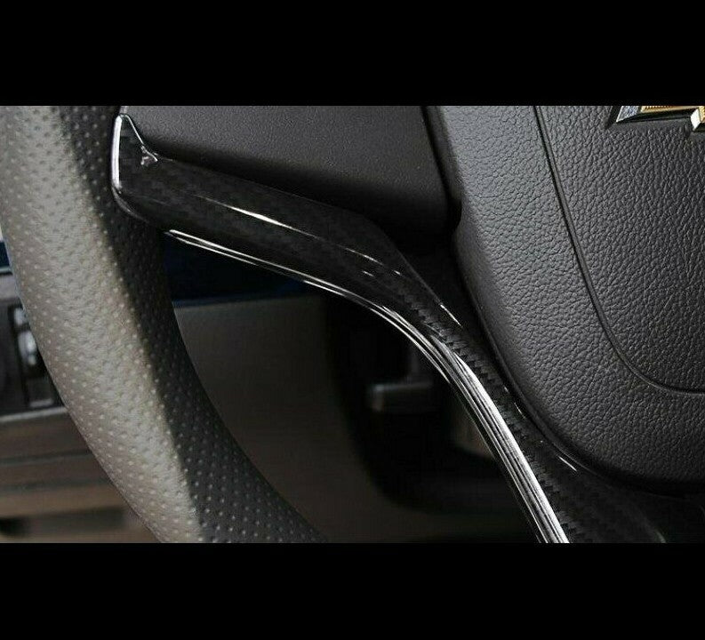 Passend für Chevrolet Cruze Lenkrad Carbon Blende Zierblende Rahmen Schutz Cover