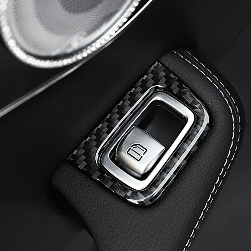 Passend für Mercedes Benz W205 GLC Fensterheber Carbon Blende