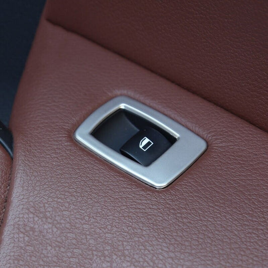 Passend für BMW X5 E70 X6 E71 Fensterheber Rahmen Blende aus Edelstahl