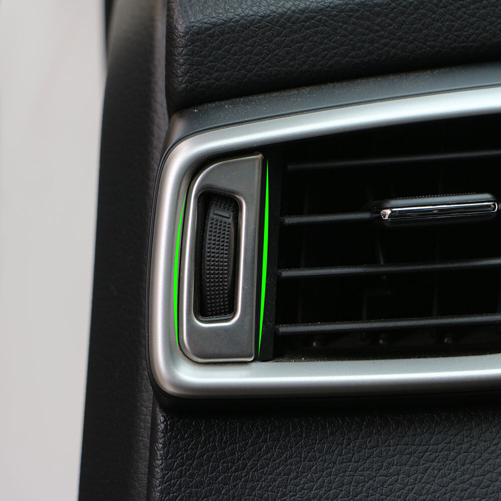 Passend für Nissan X-trail Qashqai Lüftung Blenden Abdeckung Rahmen Silber