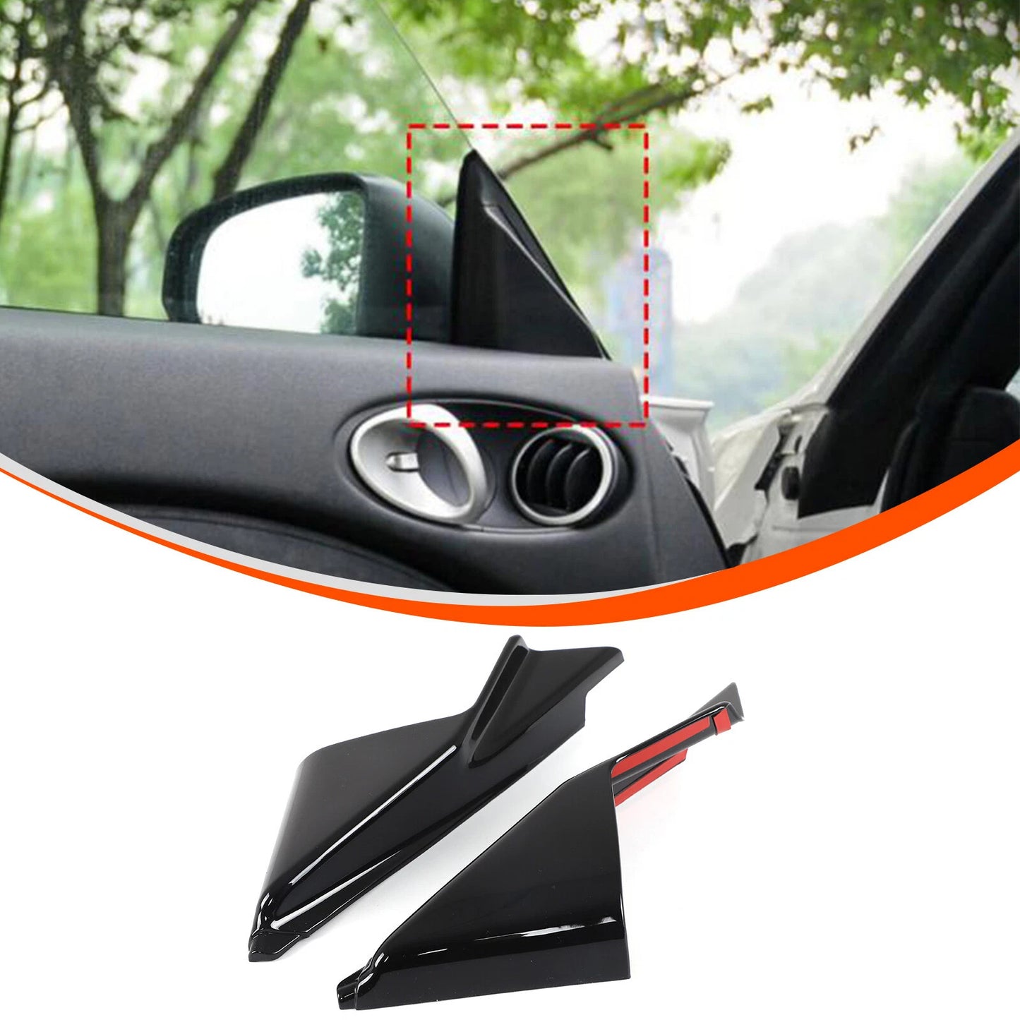 Passend für Nissan 370Z 2009-2020 A-Säule Blende