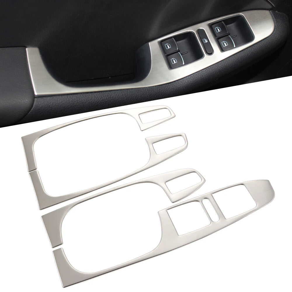 Passend für VW Golf 6 Fensterheber Blenden Edelstahl Abdeckungen