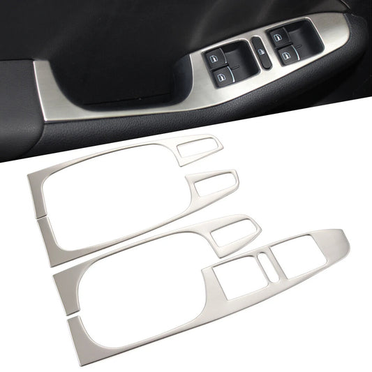 Passend für VW Golf 6 Fensterheber Blenden Edelstahl Abdeckungen