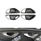 Passend für Mercedes C W205 Türgriffe Schalen Blenden Abdeckung Carbon