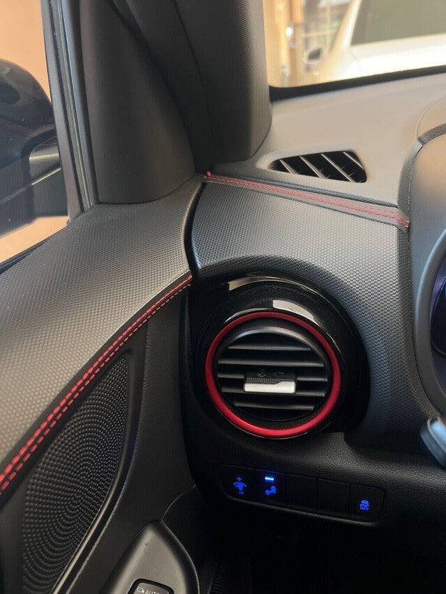 Passend für Mazda 3 Kunstlederstreifen Streifen Rote Naht Interieur