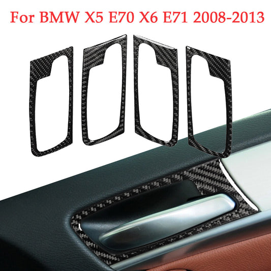 Passend für BMW X5 X6 Türgriff Blenden Abdeckung Rahmen Carbon